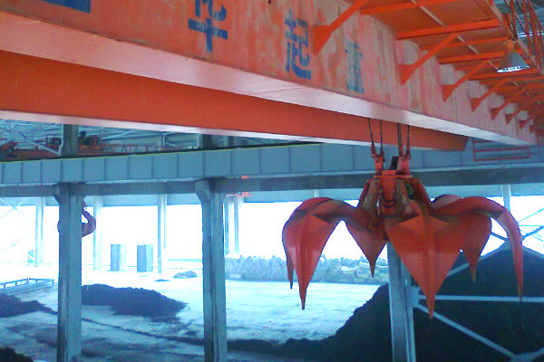 Double Girder Bridge Crane with Grab