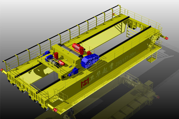 Double Grider Bridge Crane with Winch Trolley