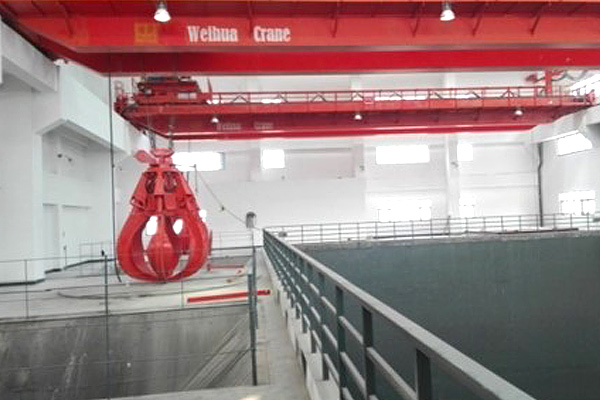 Double Girder Bridge Crane with Grab