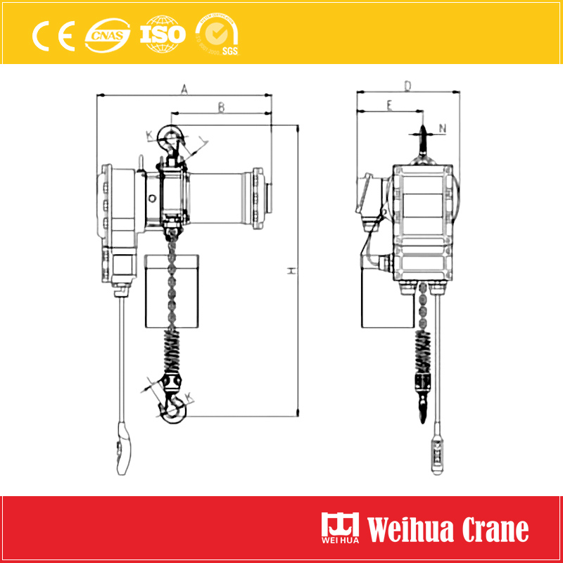 Explosion-Proof Chain Block