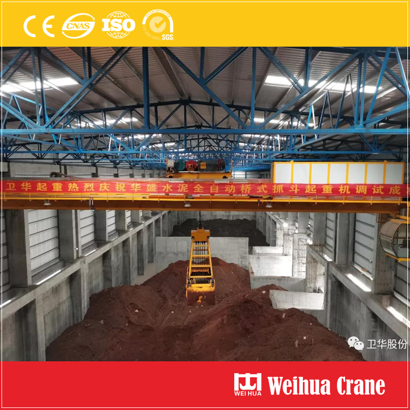 Cement Grabing Bridge Crane