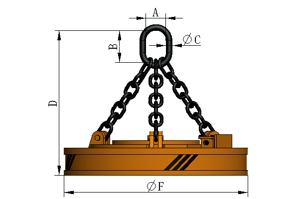 Crane Electromagnet Lifter