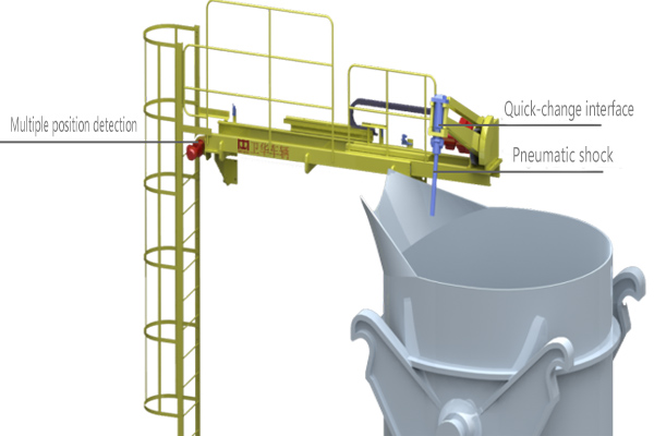 Molten Steel Transport and Pouring Crane